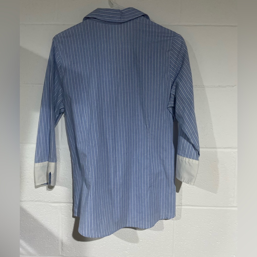 Riders lee button down blouse medium - image 3